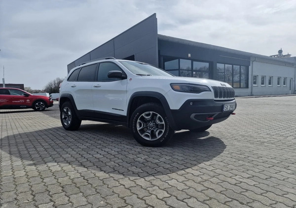 Jeep Cherokee cena 96000 przebieg: 72000, rok produkcji 2019 z Katowice małe 352